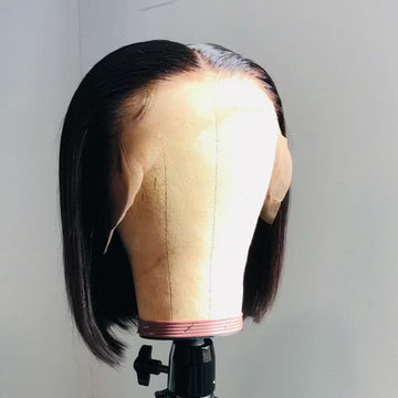 13*4 Lace Front Bob Wig with Pre Plucked Hairline