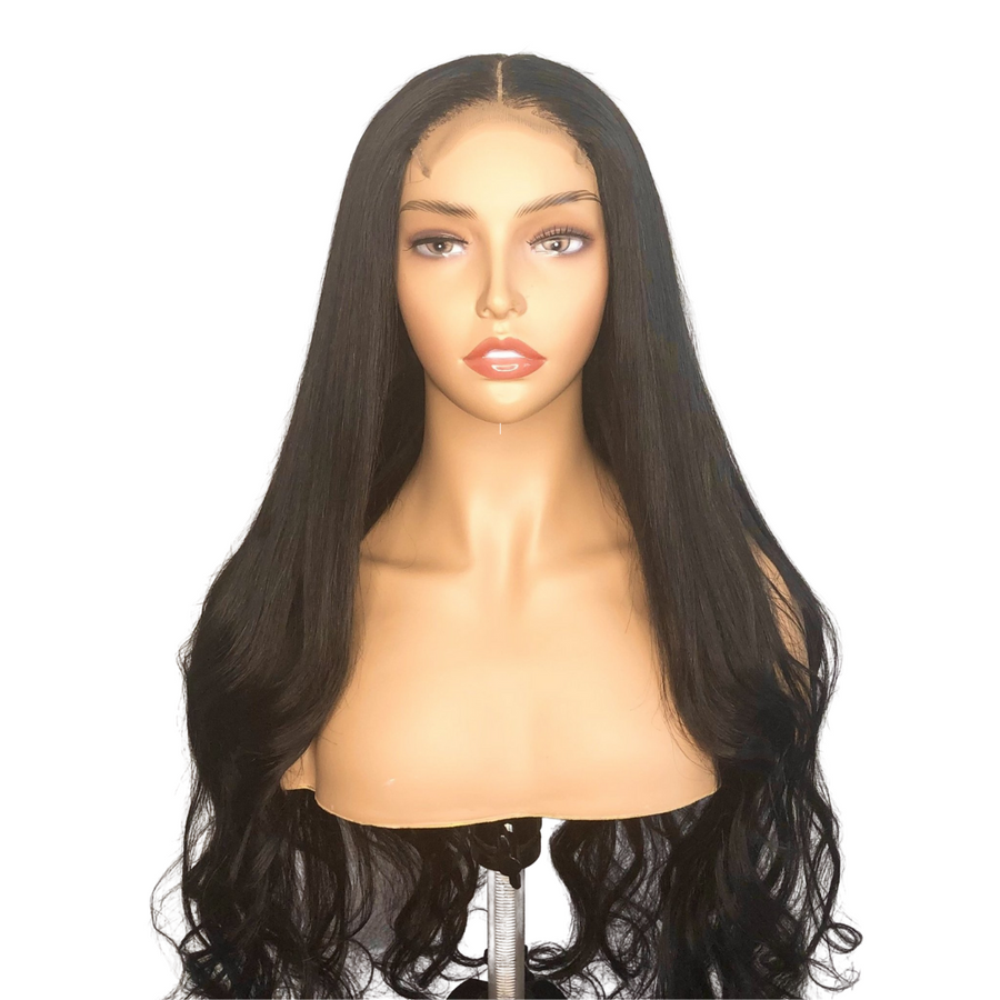 Long, Middle Part Wig with loose waves