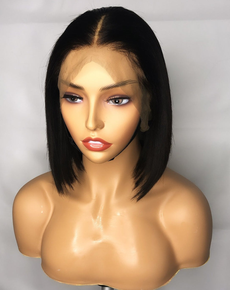 13*4 Lace Front Bob Wig with Pre Plucked Hairline - HAIRwegoNOW