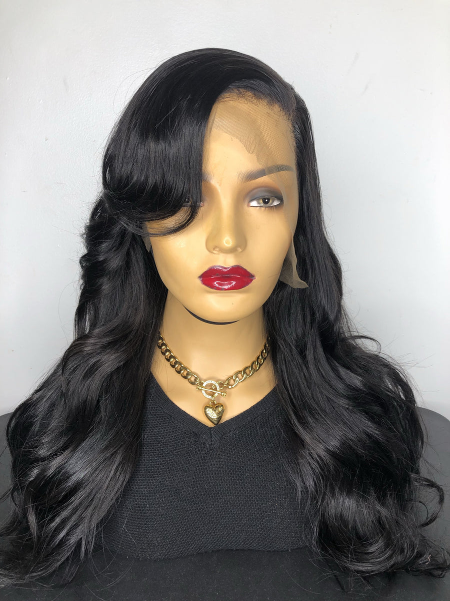 Side Part Layered Lace Front Wig - HAIRwegoNOW